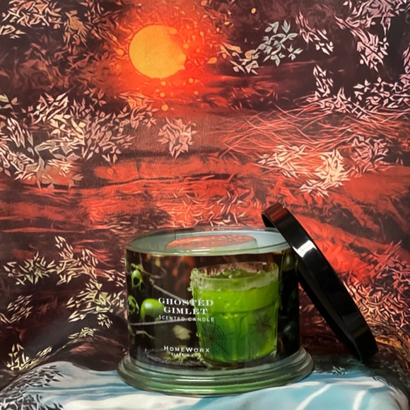 Homeworx by Harry Slatkin Ghosted Gimlet Candle 20-40 Burn Hours New - Picture 1 of 4
